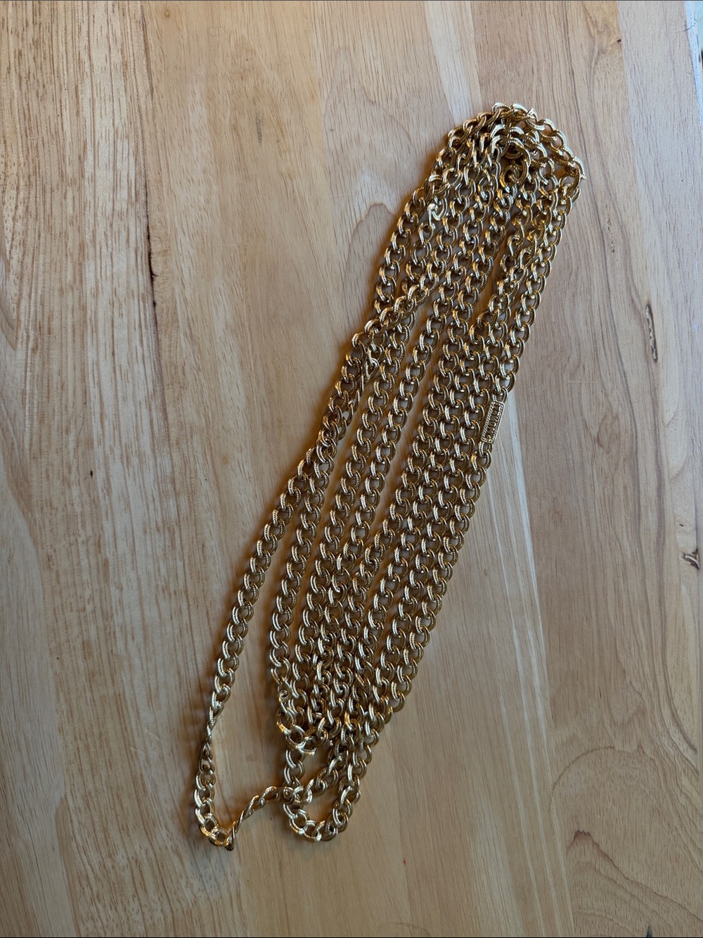 Monet Gold Chain Necklace